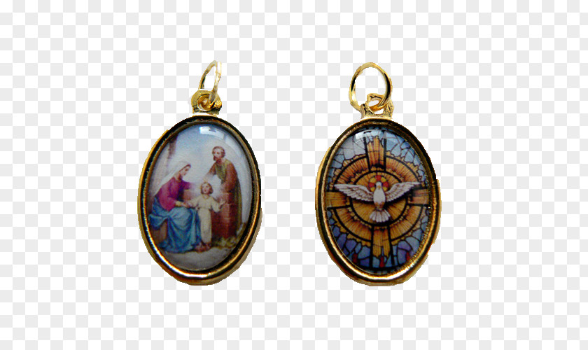 Sagrada Familia Saint Benedict Medal Locket Família Raphael PNG