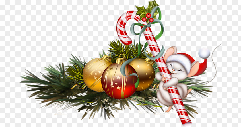 Santa Claus Candy Cane Christmas Ornament Clip Art PNG