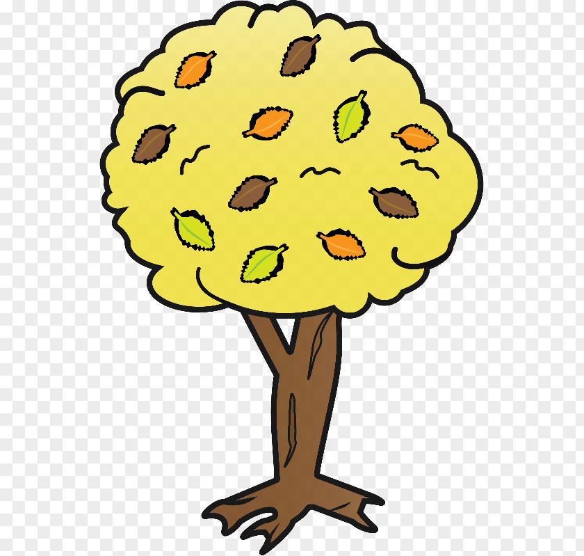Tree Autumn Yellow Clip Art PNG
