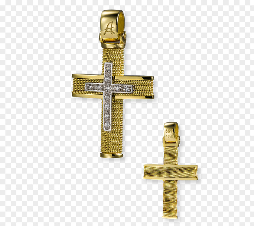 Jewellery Garofalaki Katerina Crucifix Store Gold PNG