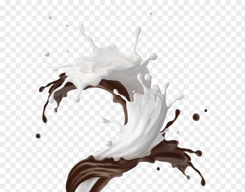 Milk And Chocolate Splash PNG and chocolate splash clipart PNG