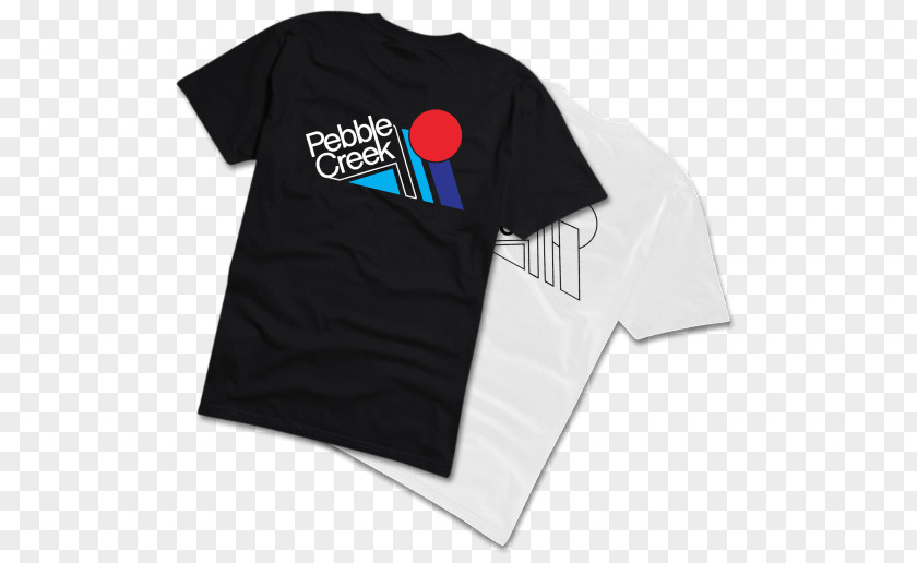 T-shirt Sleeve Logo Pebble Creek PNG