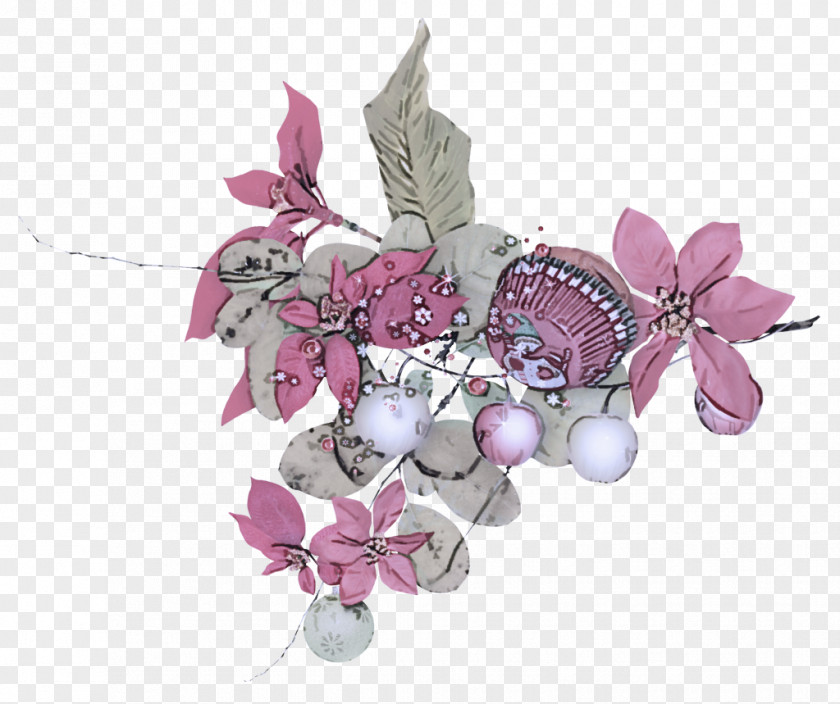 Brooch Butterfly Pink Violet Purple Leaf Plant PNG