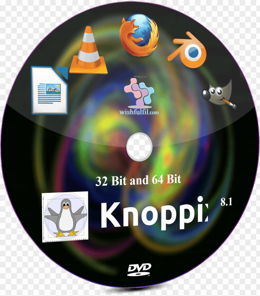 64bit Computing Knoppix DVD Live CD Linux Booting PNG