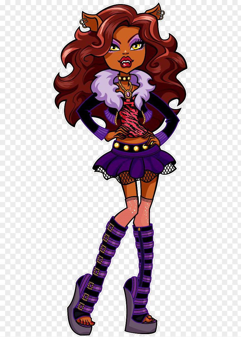 Doll Frankie Stein Monster High Original Gouls CollectionClawdeen Wolf Gray PNG