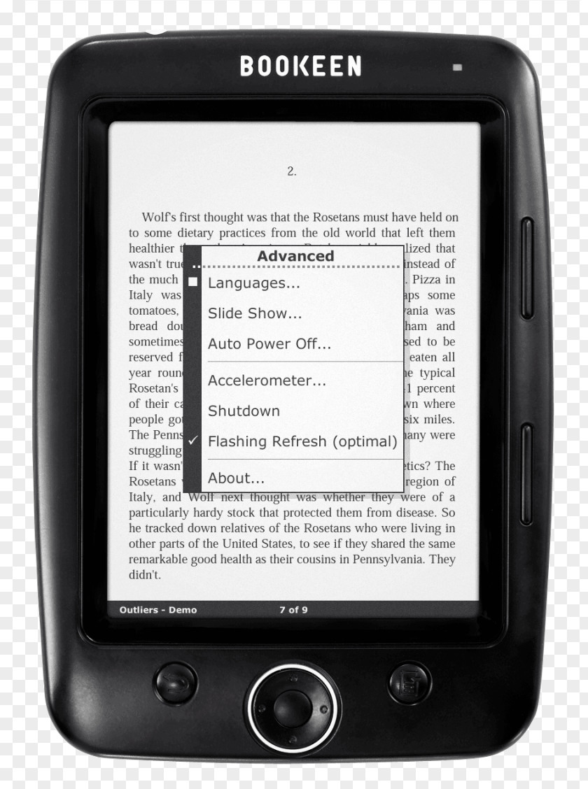 Book Feature Phone Comparison Of E-readers Sony Reader Bookeen PNG