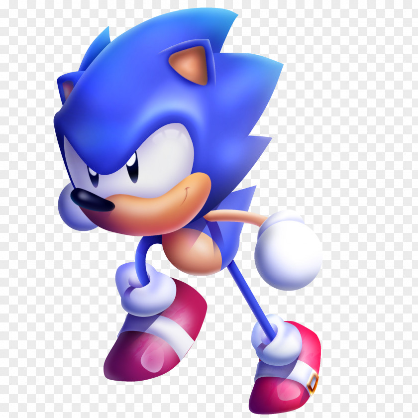 Painting Sonic CD 3D Art PNG