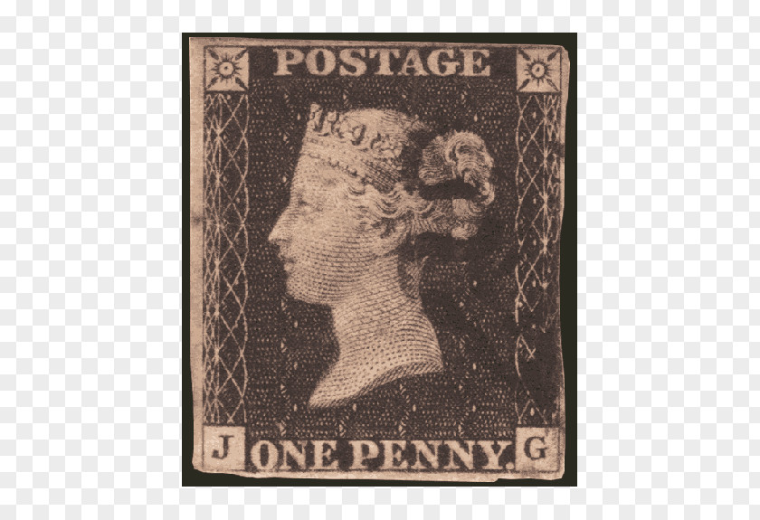 Penny Black Postage Stamps Mail Stamp Collecting PNG