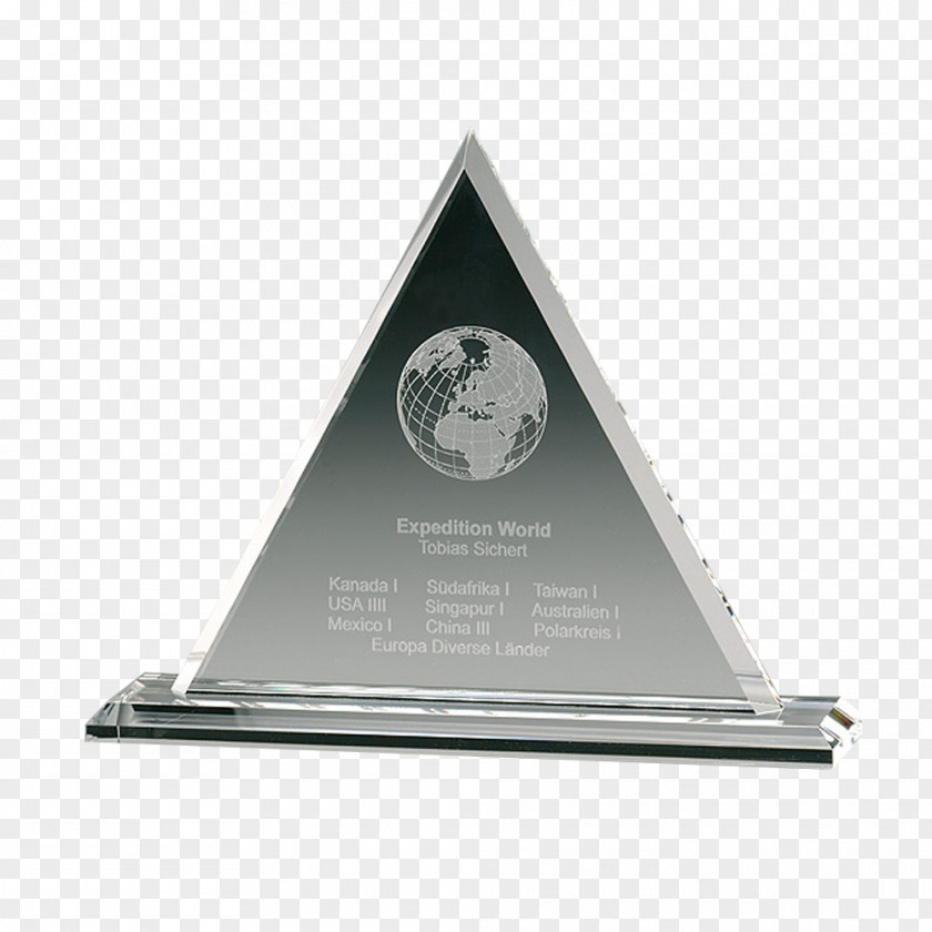 Trophy Lead Glass Crystal Engraving PNG