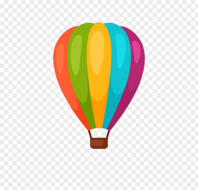 Cartoon Hot Air Balloon PNG