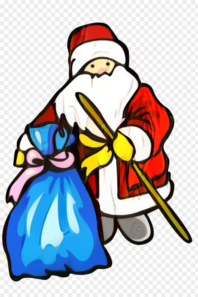 Cartoon Santa Claus M PNG