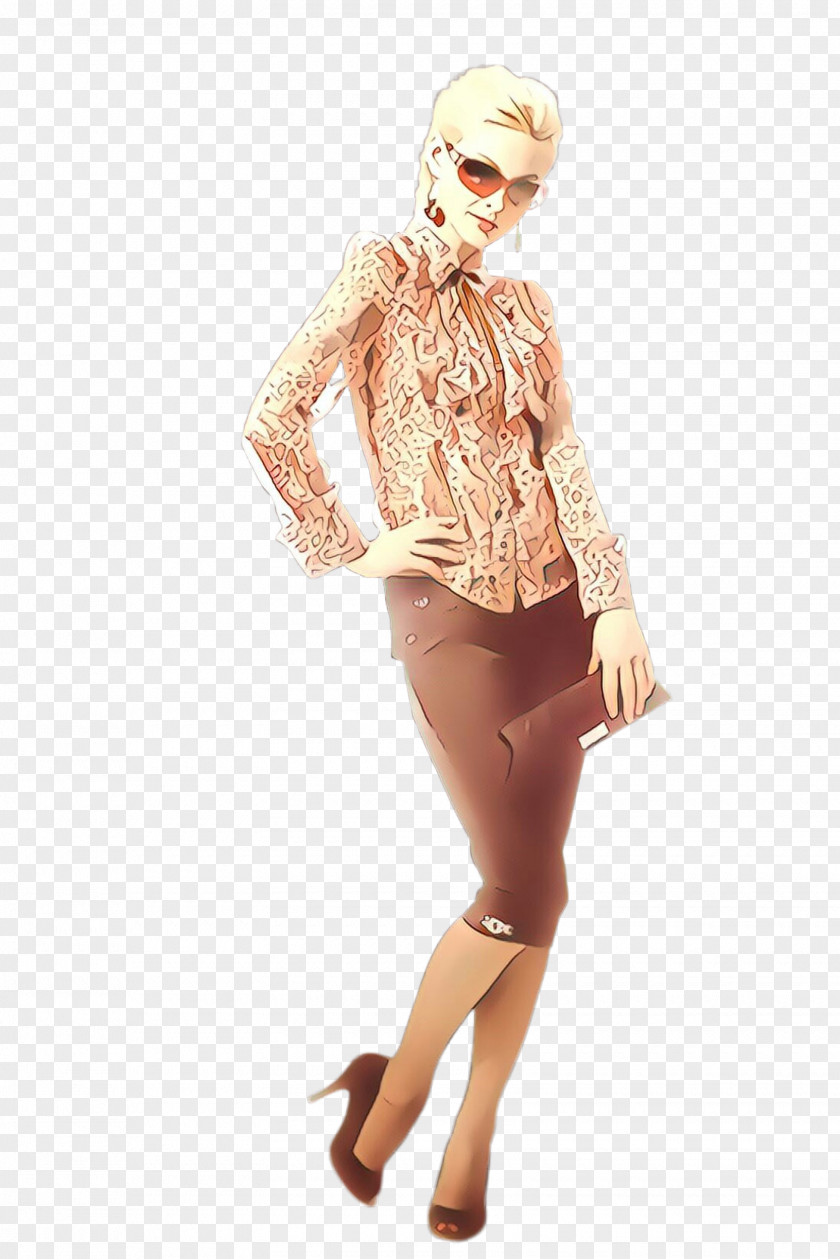 Clothing Fashion Model Beige Brown PNG