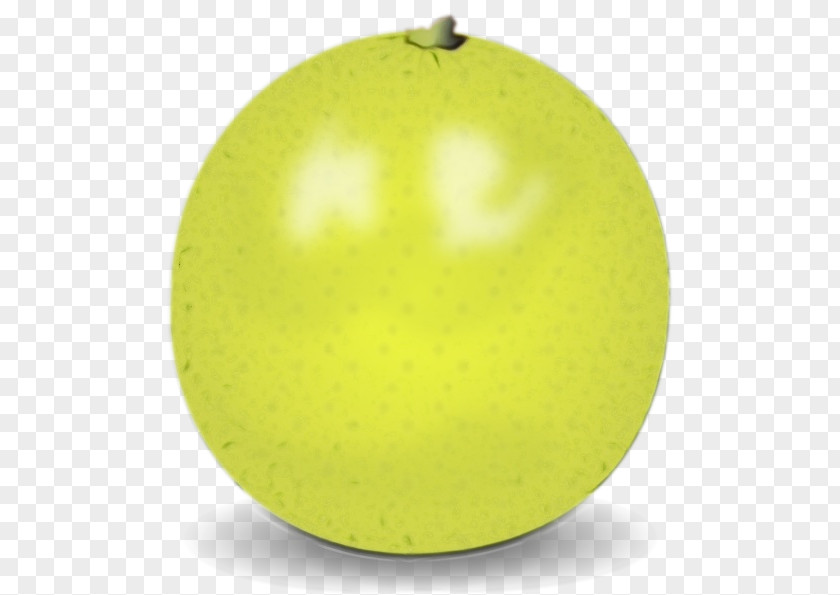 Granny Smith Green Citrus Sphere PNG