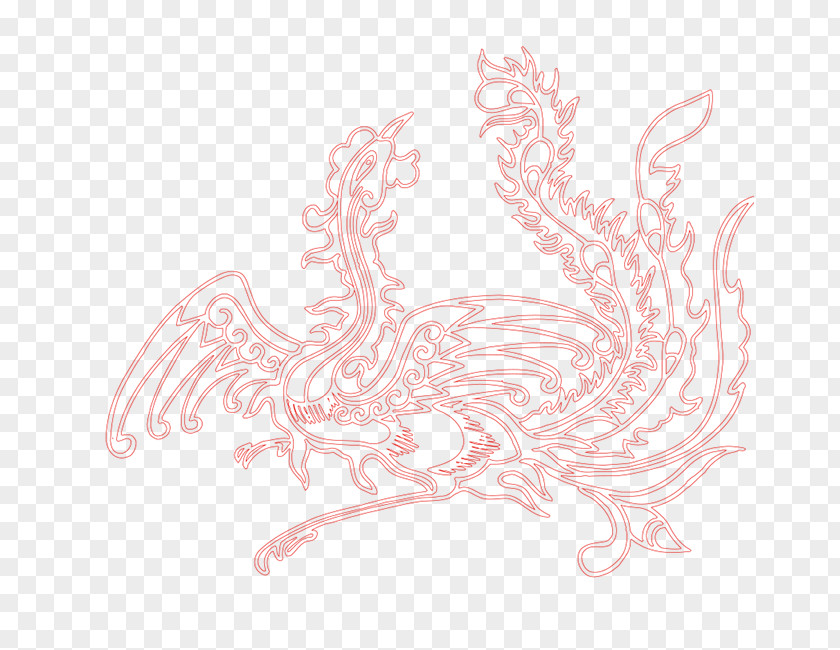 Red Phoenix Visual Arts Pink The Pattern PNG
