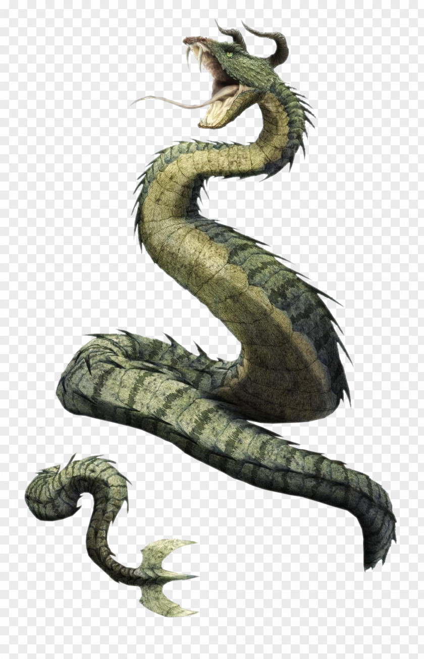 Serpent Snake Dragon Reptile Legendary Creature PNG