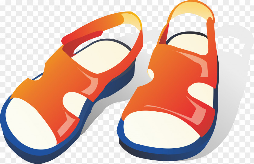 Summer Shoes Slipper Sandal Flip-flops Clip Art PNG