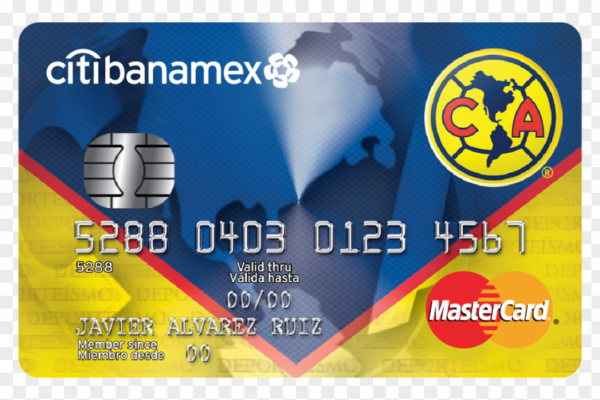 United States IPhone 5s Club América Yellow Debit Card PNG