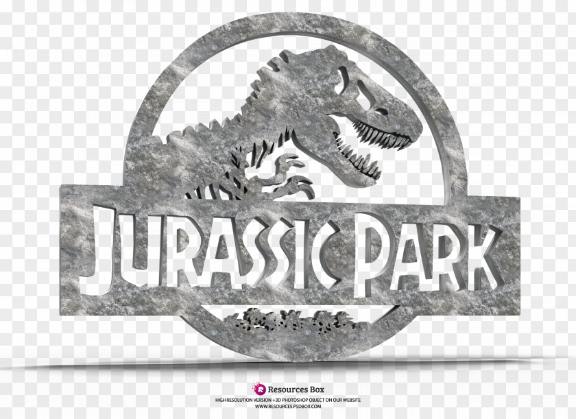 Blue Jurassic World Logo Evolution Park Wavefront .obj File Design PNG