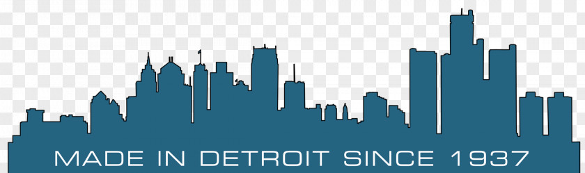 Cityscape Vector Detroit Wall Decal Skyline Canvas Print PNG