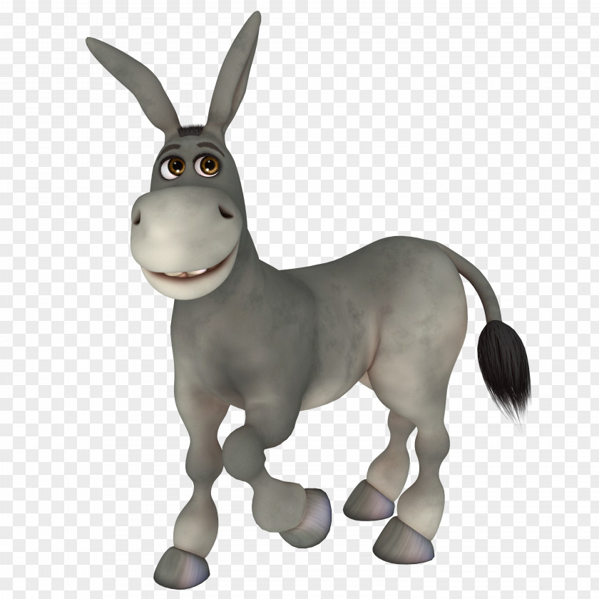Donkey Mule Cartoon PNG