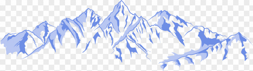 Iceberg Mountain Euclidean Vector Illustration PNG