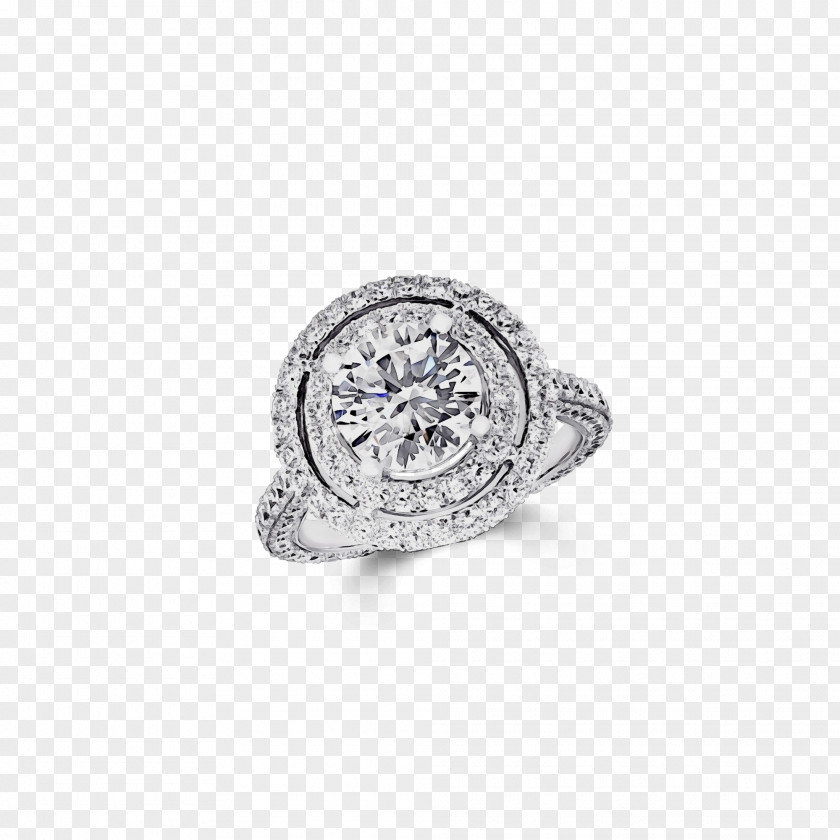 Mineral Oval Wedding Ring Silver PNG