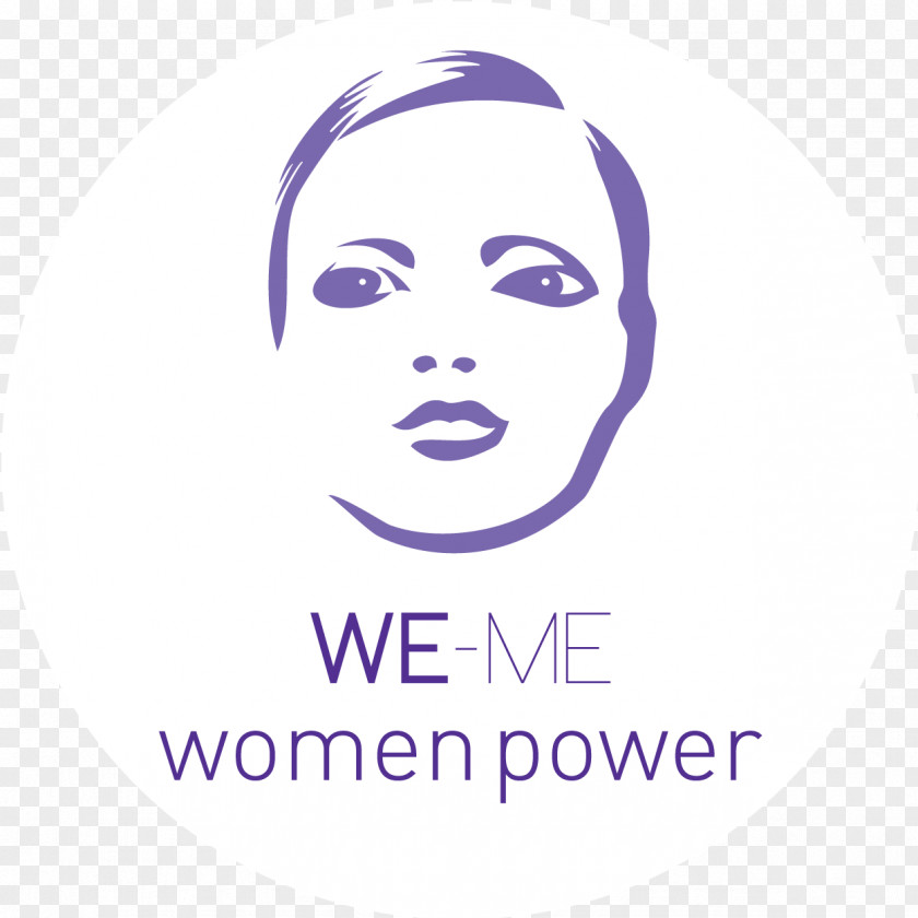 Powerful Woman Face Logo PNG