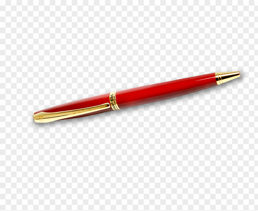 A Red Pen Ballpoint Fountain PNG
