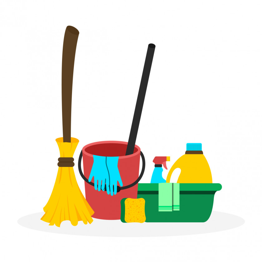 Bucket Spring Cleaning Cleaner Maid Service Domestic Worker PNG
