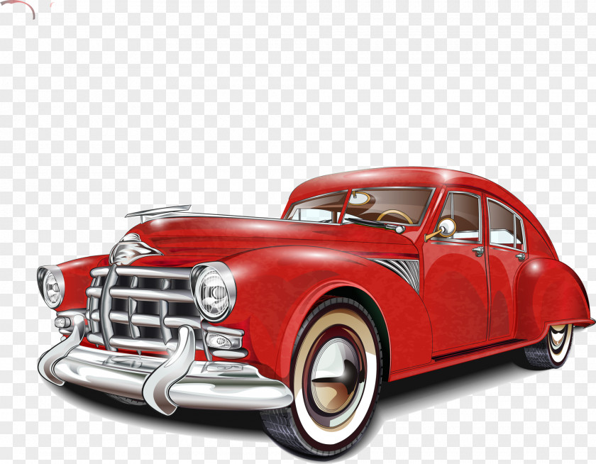 Car Vintage Classic Retro-style Automobile PNG