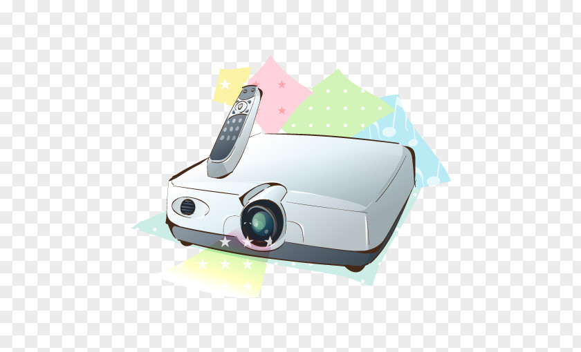Hand-painted Projector Home Appliance Icon PNG