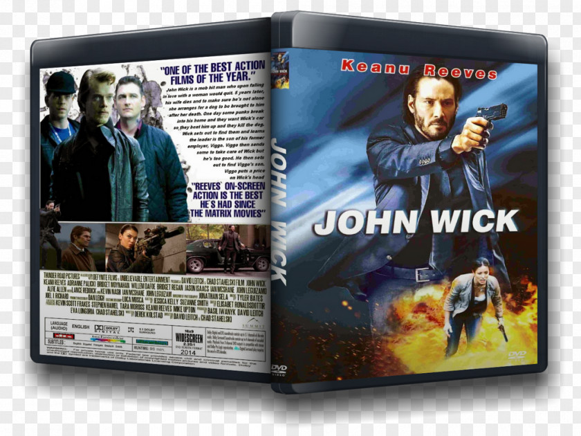 John Wick Poster Display Advertising English Language DVD PNG