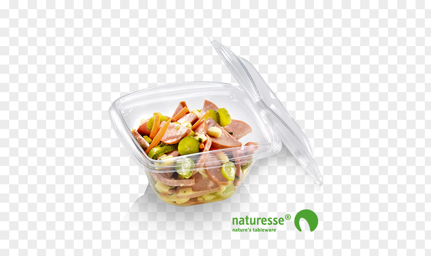 Salad-bowl Polylactic Acid Corn Starch Biodegradation Vegetarian Cuisine Material PNG