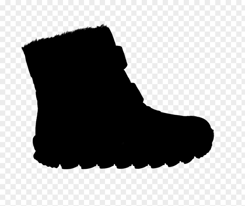 Shoe Boot Walking Font Black M PNG