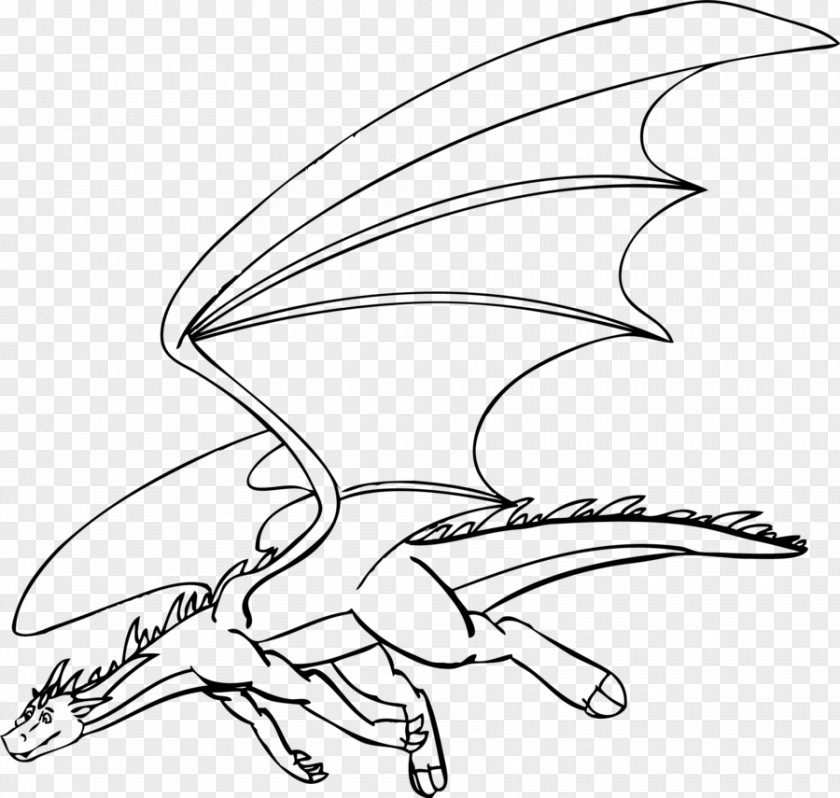 Dragon Line Art Drawing Clip PNG