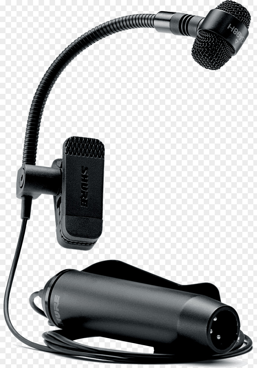 Microphone Lavalier Shure PGA98H-XLR XLR Connector PNG
