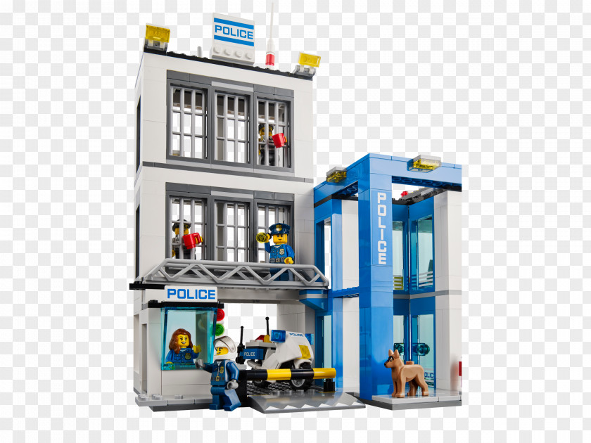 Prison LEGO 60141 City Police Station 60047 7498 Set Toy PNG
