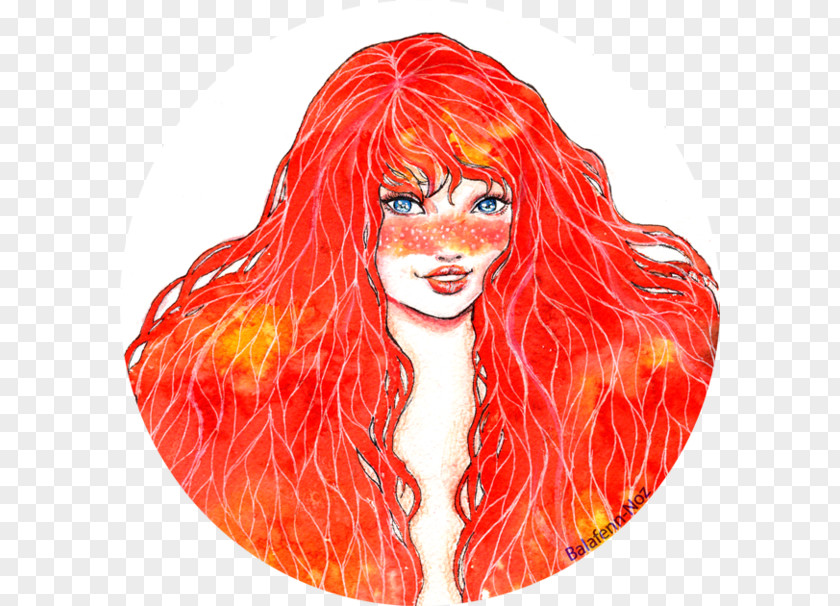 Red Hair DeviantArt Coloring PNG