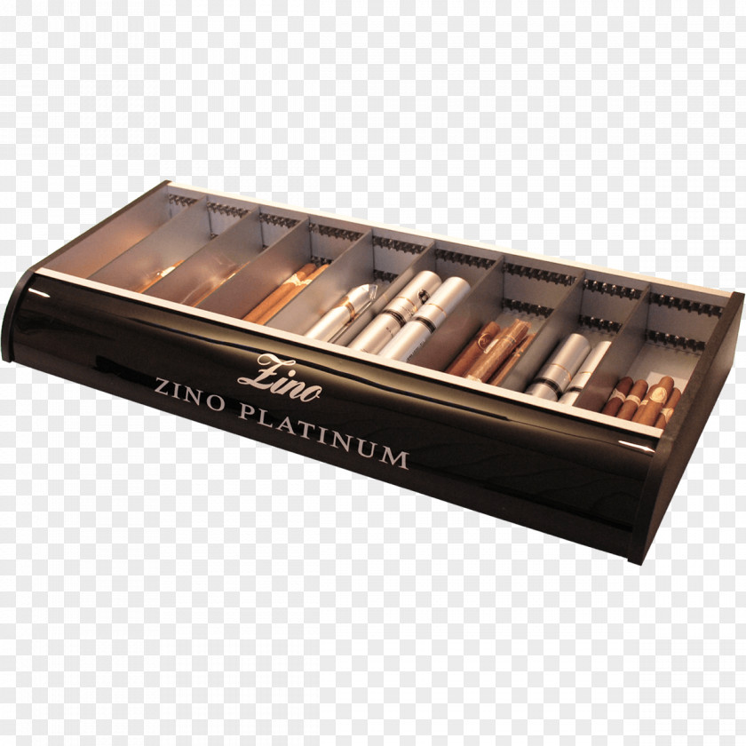 Box Cigar Humidor Poly Lacquer PNG