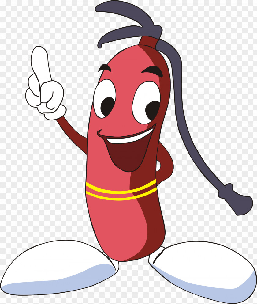 Cartoon Fire Extinguisher Firefighting Conflagration PNG