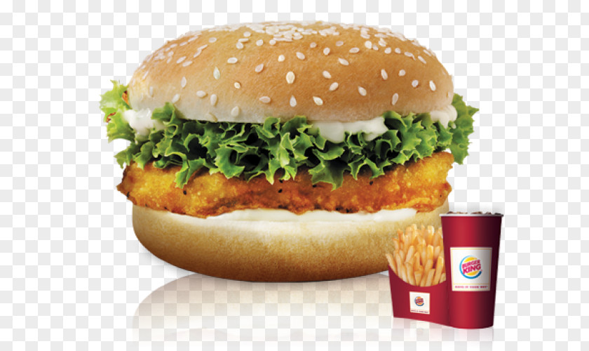 Chicken Whopper Cheeseburger BK XXL Big King Hamburger PNG