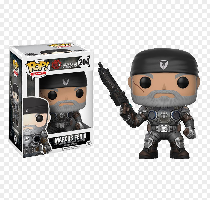 Gears Of War 4 Funko Marcus Fenix Video Game PNG