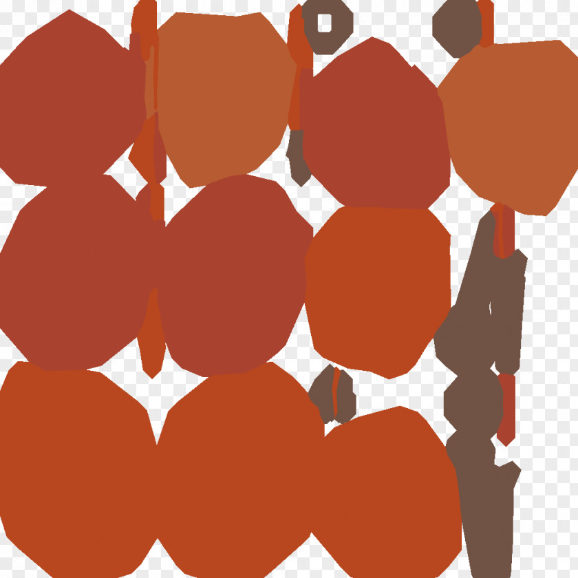 Meatball Orange Fruit Cartoon PNG