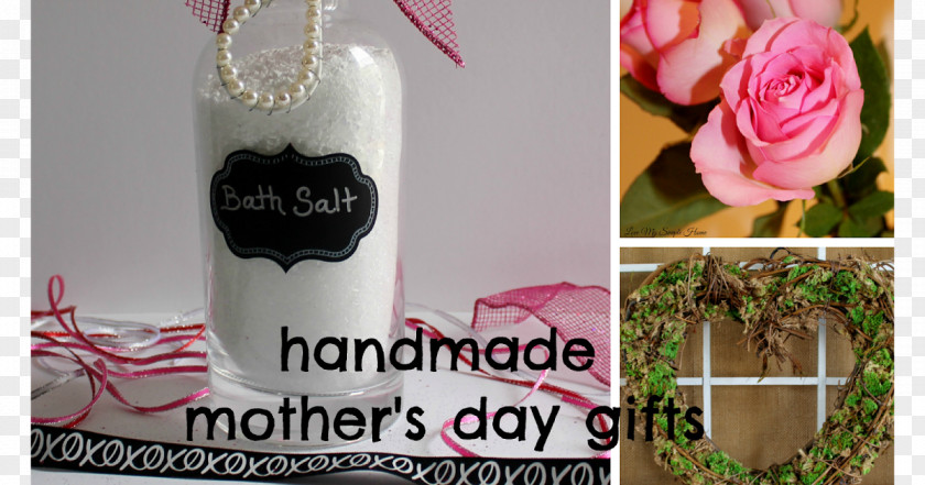 Mother's Day Gift Glass Bottle Mason Jar Pink M PNG