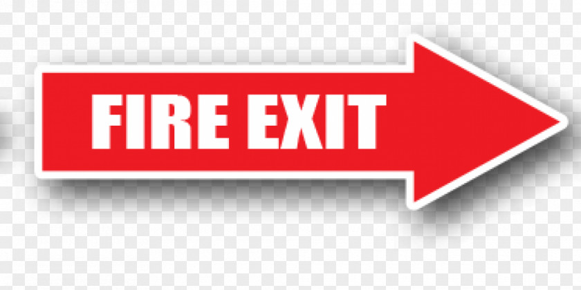 Arrow Emergency Exit Sign Signage PNG