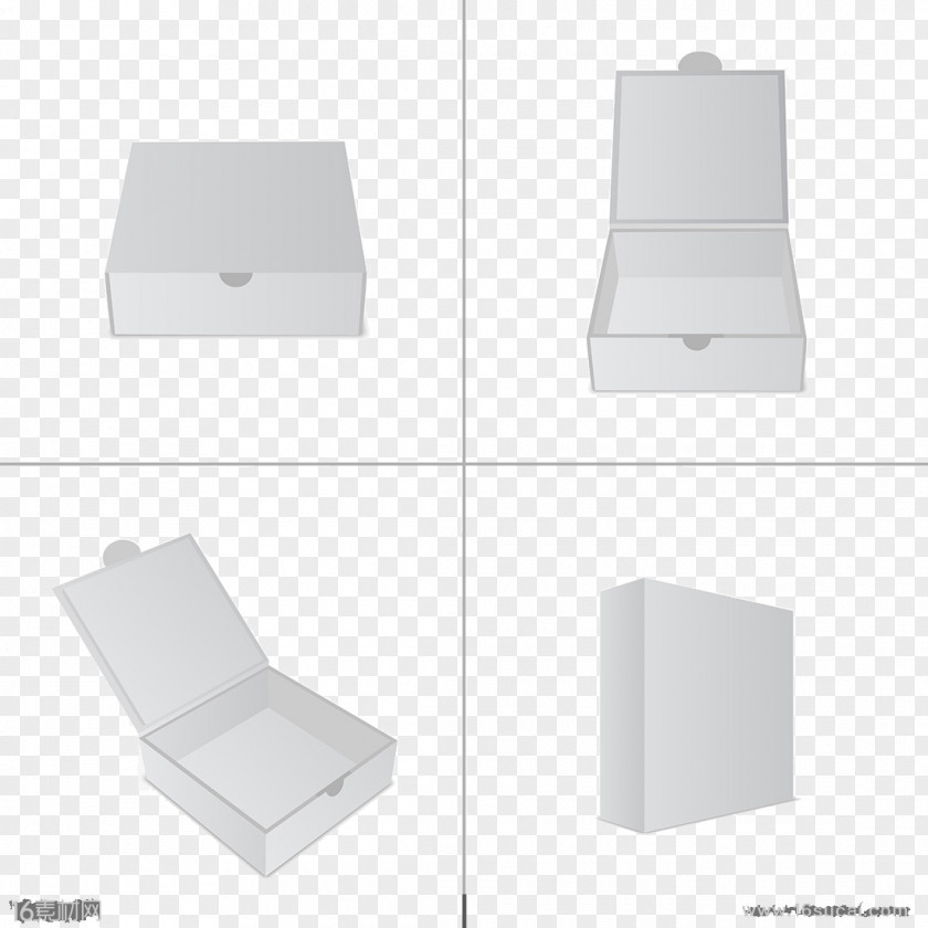 Various Angles White Box Floor Angle Pattern PNG