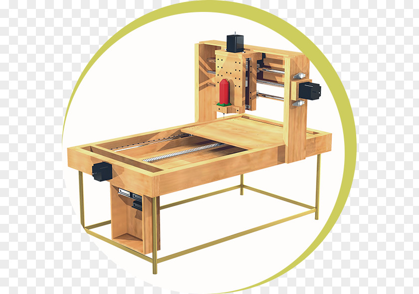 Bench Plan CNC Router Woodworking Saw Computer Numerical Control PNG
