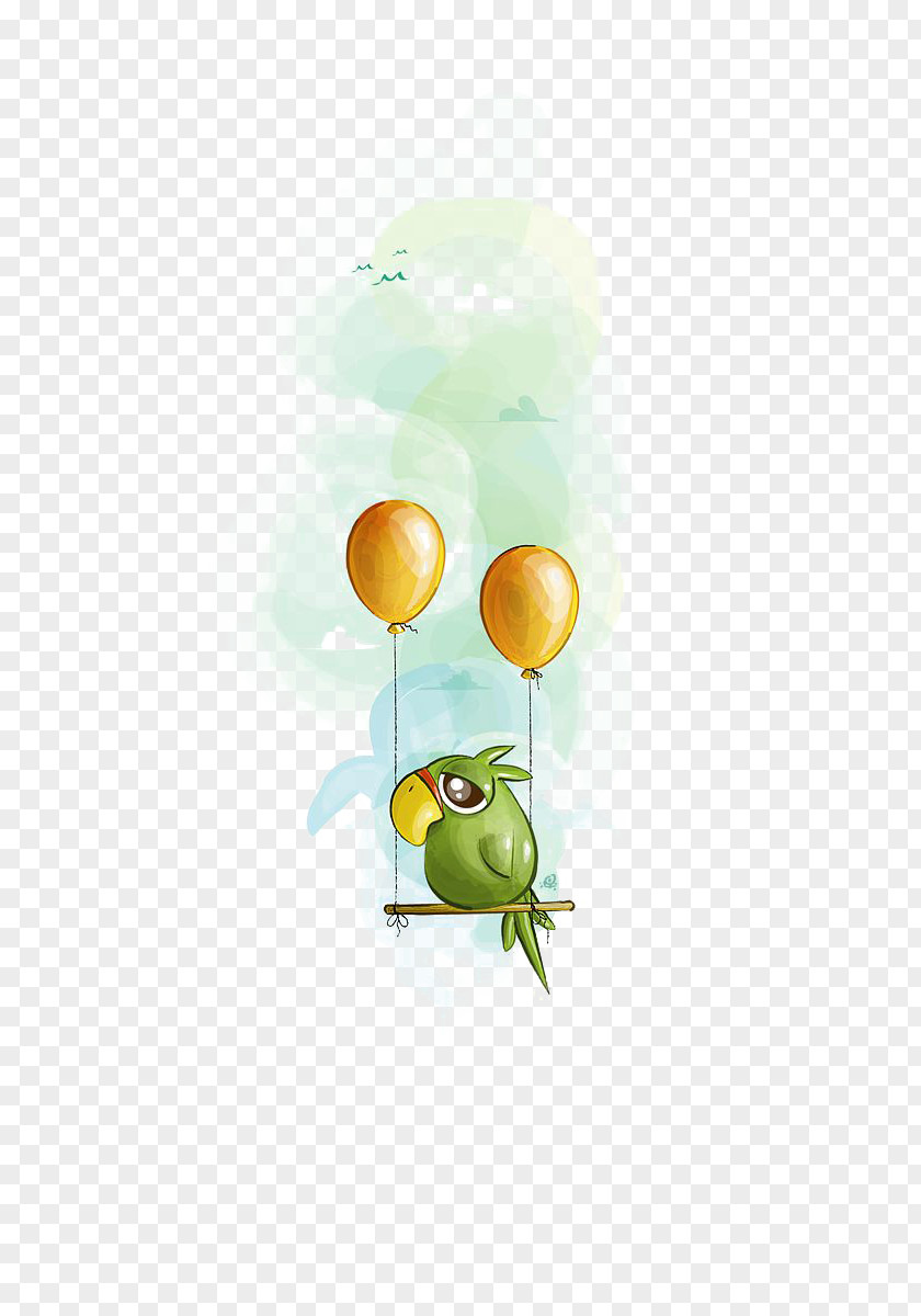 Parrot Drawing Cartoon Illustration PNG