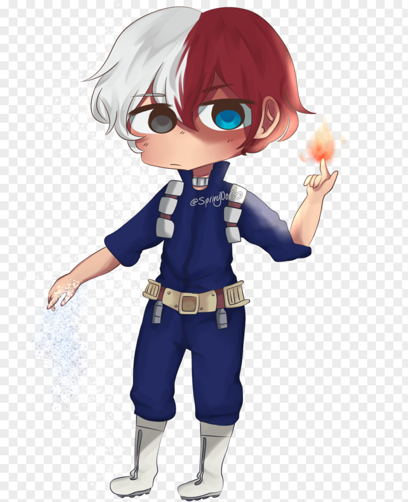 Shouto Todoroki DeviantArt Mascot Glasses Cartoon PNG