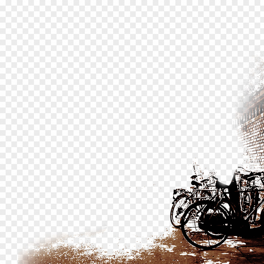 Vintage Street Bike Background Material Picture Child Wallpaper PNG